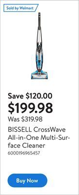 Walmart Bissell crosswave all-in-one multi-surface cleaner offer