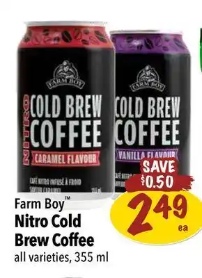 Farm Boy Farm boy™ nitro cold brew coffee offer