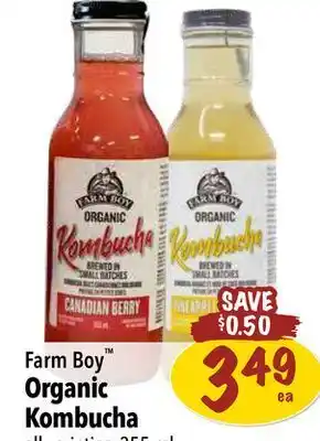 Farm boy™ organic kombucha