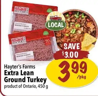 Farm Boy Hayter's farms extra lean ground turkey offer