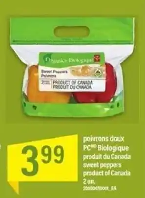 Maxi sweet peppers offer