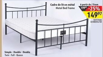 Sushi Shop Metal bed frame offer
