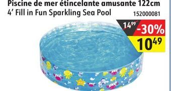 Sushi Shop 4' fill in fun sparkling sea pool offer