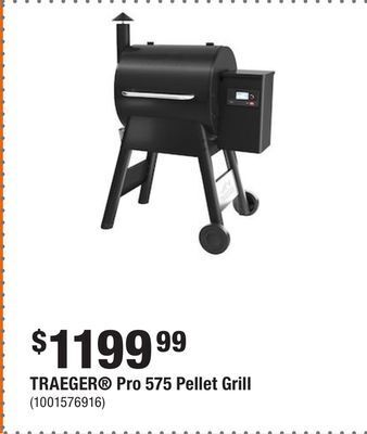 Home Depot Traeger® pro 575 pellet grill offer
