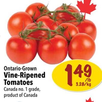 Farm Boy Vine-ripened tomatoes offer