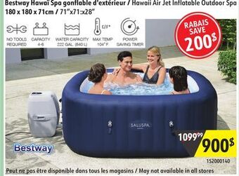 Sushi Shop Hawaii air jet inflatable outdoor spa offer