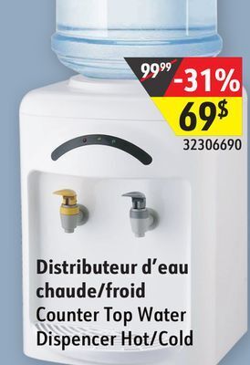 Sushi Shop Counter top water dispencer hot/cold offer