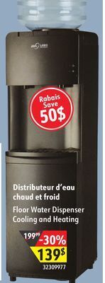 Sushi Shop Floor water dispenser cooling and heating offer