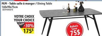 Sushi Shop Dining table offer