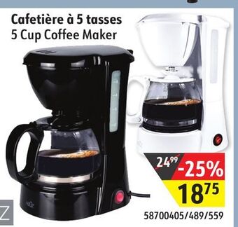 Sushi Shop 5 cup coffee maker offer