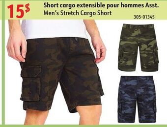 Sushi Shop Men's stretch cargo short offer