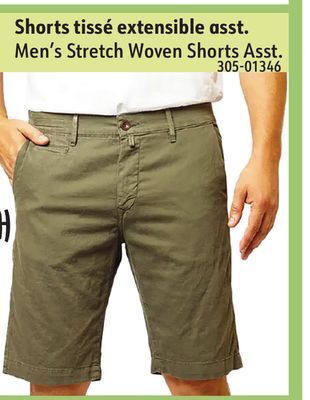 Sushi Shop Men's stretch woven shorts asst offer