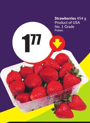 Chalo FreshCo Strawberries 454 g product of usa no. 1 grade offer