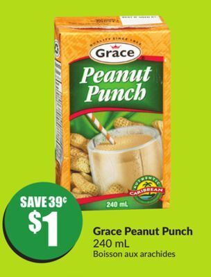 Chalo FreshCo Grace peanut punch 240 ml offer