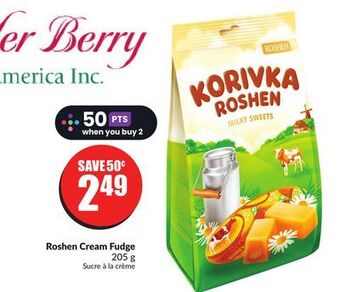 Chalo FreshCo Roshen cream fudge 205 g offer