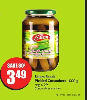 Chalo FreshCo Salem foods pickled cucumbers 1000 g offer