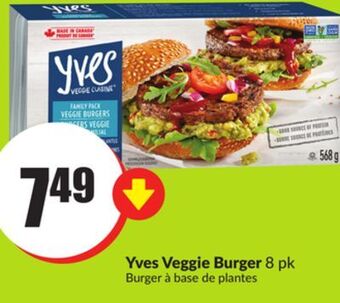 Chalo FreshCo Yves veggie burger 8 pk offer