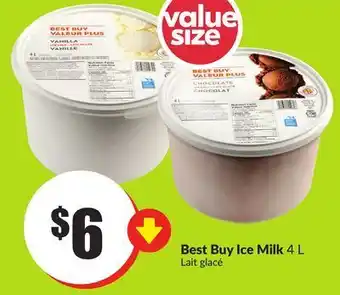 Chalo FreshCo Best buy ice milk 4 l offer