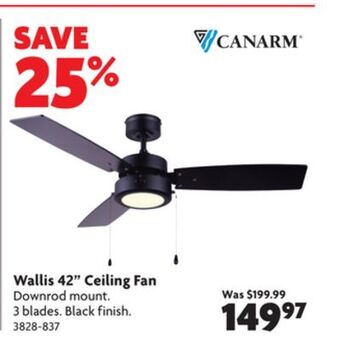 Home Hardware Wallis 42 ceiling fan offer