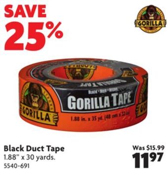 Home Hardware Black duct tape offer