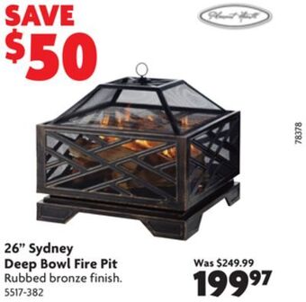 Home Hardware 26 sydney deep bowl fire pit offer