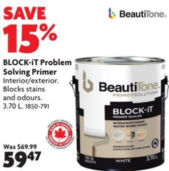 Home Hardware Block-it problem solving primer offer