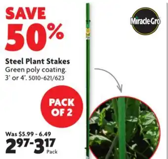 Home Hardware Steel plant stakes offer
