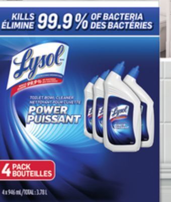 Giant Tiger Lysol toilet bowl cleaner offer