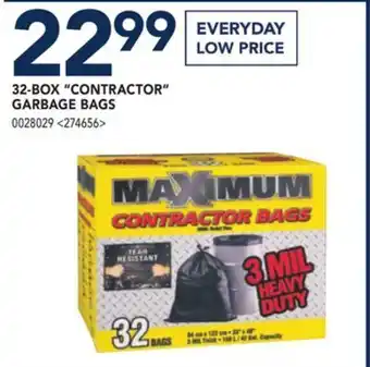 RONA 32-box contractor garbage bags offer