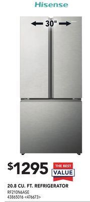 RONA Hisense 20.8 cu. ft. refrigerator offer