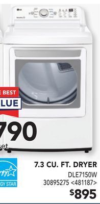 RONA Lg 7.3 cu. ft. dryer offer