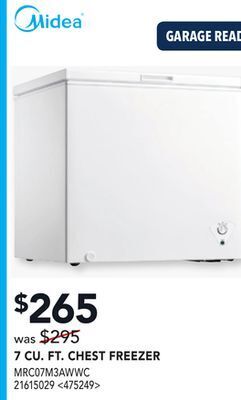 RONA Midea 7 cu. ft. chest freezer offer