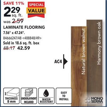 RONA Laminate flooring 7.56 x 47.24. offer