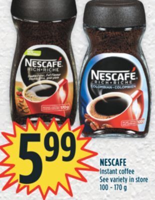 Marché Adonis Nescafe instant coffee offer