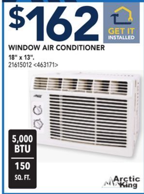 RONA Window air conditioner 18 x 13 offer