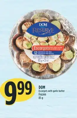 Marché Adonis Dom escargots with garlic butter offer