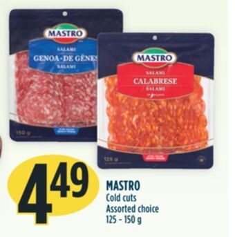Marché Adonis Mastro cold cuts offer