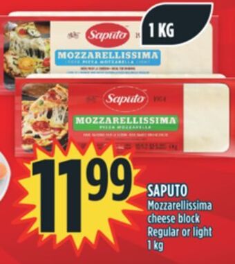 Marché Adonis Saputo mozzarellissima cheese block offer
