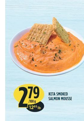 Marché Adonis Keta smoked salmon mousse offer