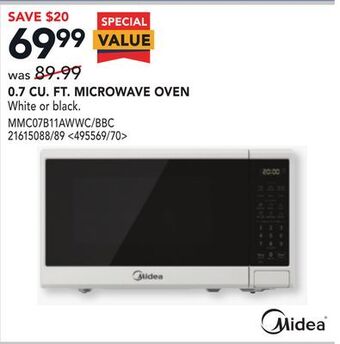 RONA Midea 0.7 cu. ft. microwave oven. offer