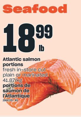 Valu-mart Portions de saumon de l'atlantique offer