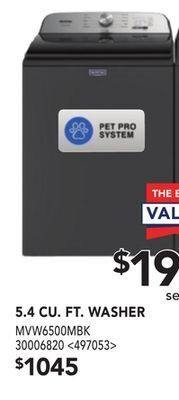 RONA Maytag 5.4 cu. ft. washer offer