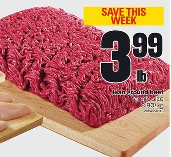 Zehrs Markets Lean ground beef offer