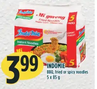 Marché Adonis Indomie bbq, fried or spicy noodles offer