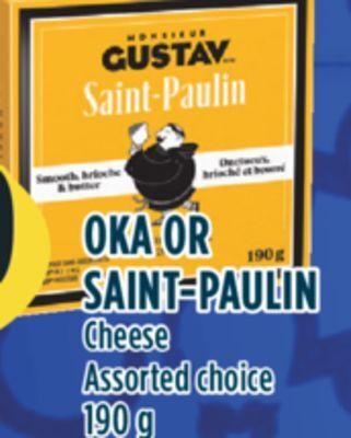 Marché Adonis Oka or saint-paulin cheese offer