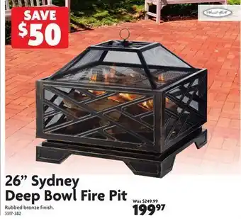 Home Hardware 26 sydney outdoor wood fire pit offer