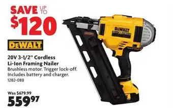Home Hardware 20v 3-1/2 cordless offer