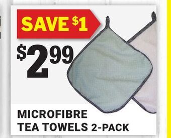 M & M Food Market Microfibre tea towels 2-pack offer