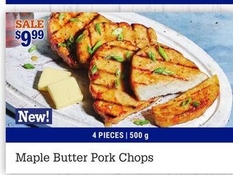 M & M Food Market Maple butter pork chops offer