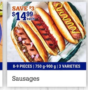 M & M Food Market Sausages offer